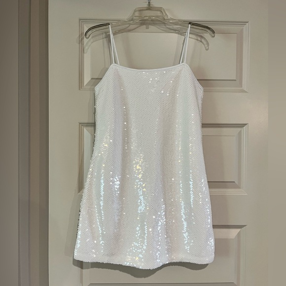 Abercrombie & Fitch Dresses & Skirts - Abercrombie & Fitch White Sequin Dress